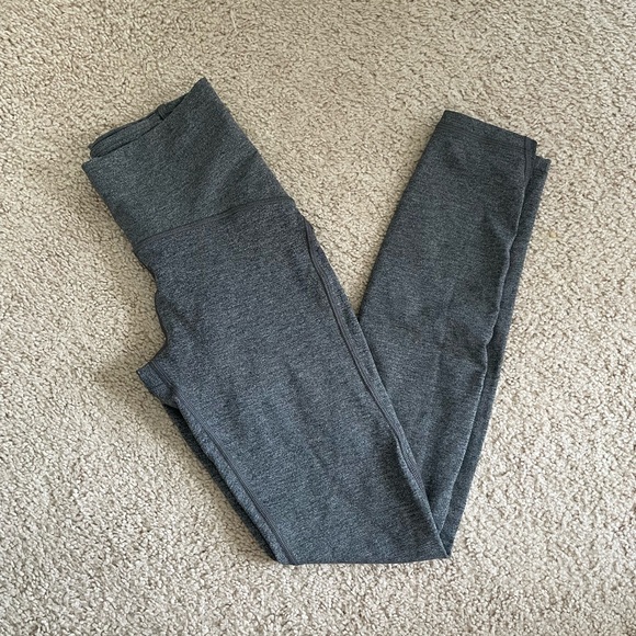 Lululemon Train Times 7/8 Pant *25" - Heathered Black (First Release) - Picture 4 of 12